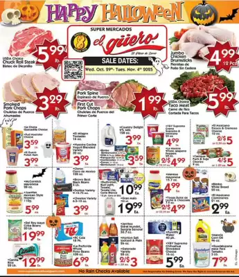 Super Mercados El Guero weekly ad (valid until 4-11)
