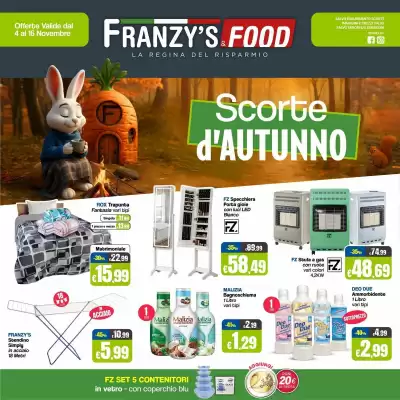 Volantino Franzy's Food (valido fino al 16-11)