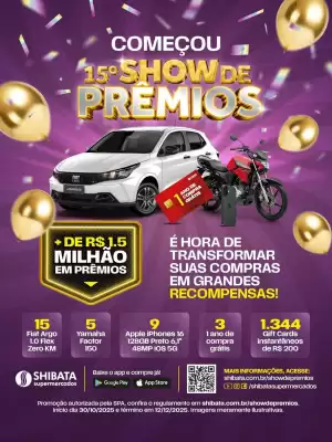 Folheto Shibata Supermercados (válido até 12-12)