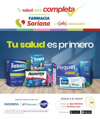 Catálogo Farmacia Soriana (válido hasta 30-11)
