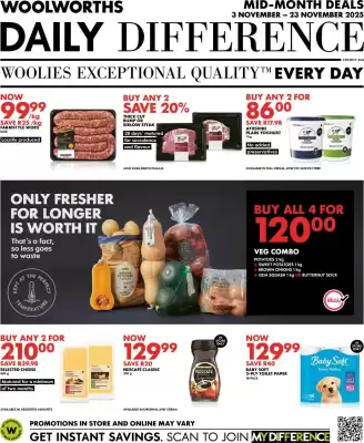 Woolworths catalogue (valid until 23-11)