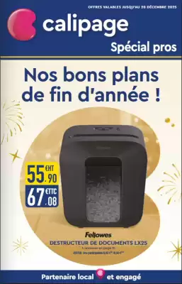 Catalogue Calipage (valable jusqu'au 20-12)