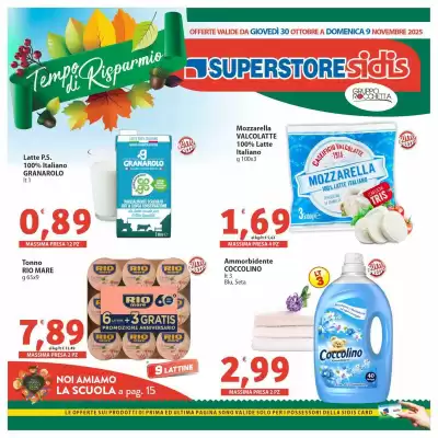 Volantino Sidis (valido fino al 9-11)