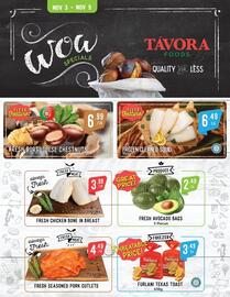 Tavora Foods flyer week 45 Page 1