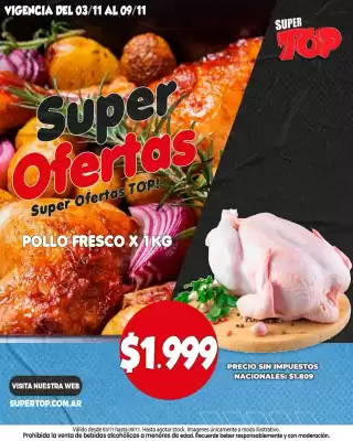 Catálogo Supermercados Top (válido hasta 9-11)