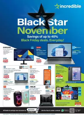 Incredible Connection catalogue (valid until 17-11)