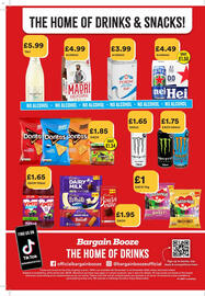 Bargain Booze leaflet Page 1