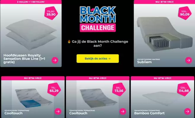 Matrasconcurrent folder (geldig t/m 28-11)