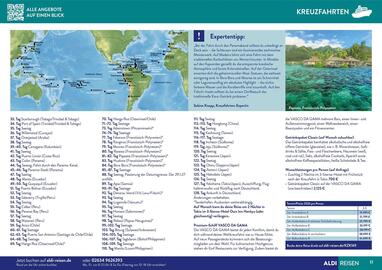 ALDI Nord Reisen Prospekt Seite 11