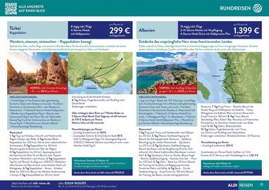 ALDI Nord Reisen Prospekt Seite 21