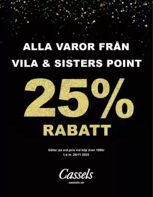 Cassels reklamblad (giltig till och med 26-11)