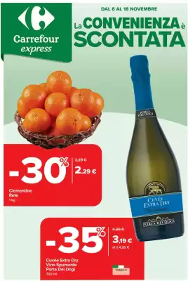 Volantino Carrefour Express (valido fino al 18-11)