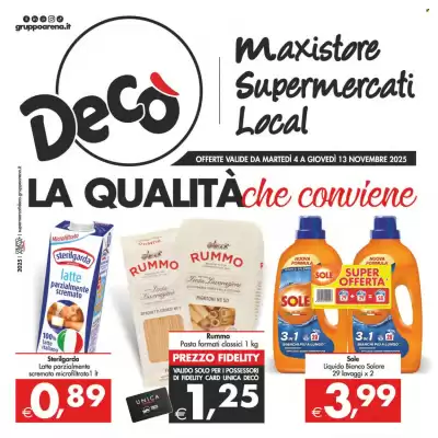 Volantino Deco Supermercati (valido fino al 13-11)
