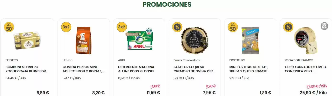 Folleto Supermercados Sánchez Romero (válido hasta el 17-11)