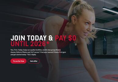 Fitness First catalogue Page 1