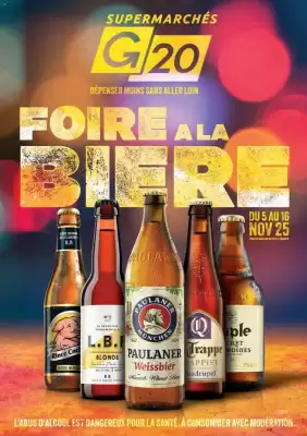Catalogue G20 (valable jusqu'au 16-11)