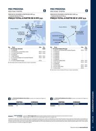 Folheto MSC Cruzeiros Página 33