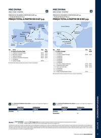 Folheto MSC Cruzeiros Página 35