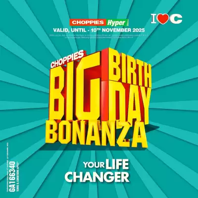 Choppies catalogue (valid until 10-11)