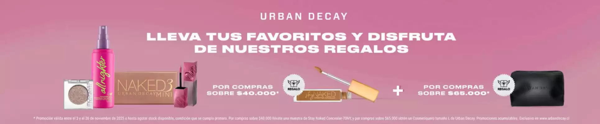 Catálogo Urban Decay (válido hasta 26-11)