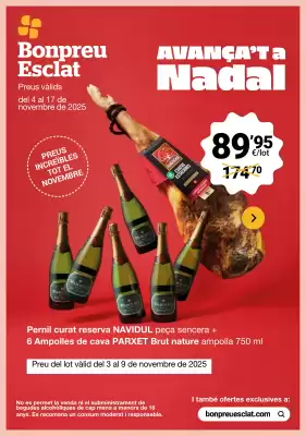 Folleto BonpreuEsclat (válido hasta el 17-11)