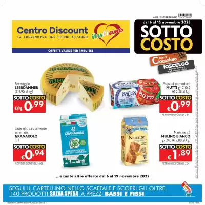 Volantino Centro Discount (valido fino al 19-11)