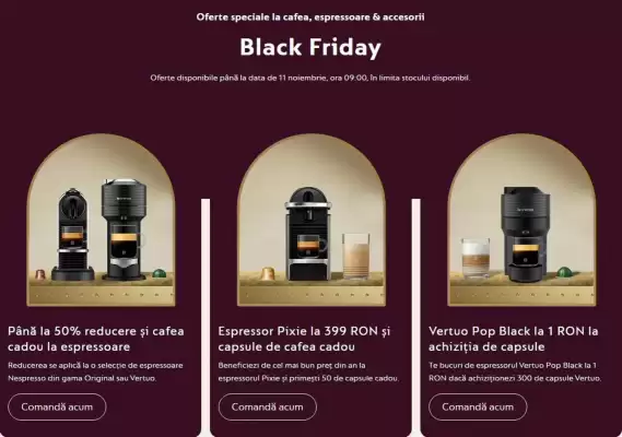 Magazine Nespresso (valid până la 11-11)