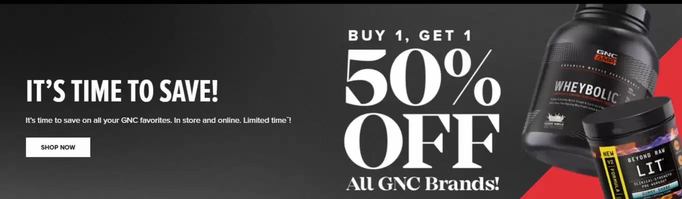 GNC flyer (valid until 10-11)
