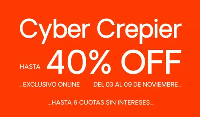 Catálogo Crepier (válido hasta 9-11)