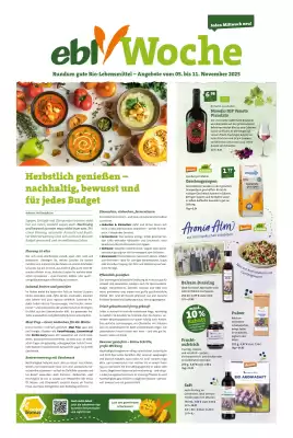 Ebl Naturkost Prospekt (gültig bis 11-11)
