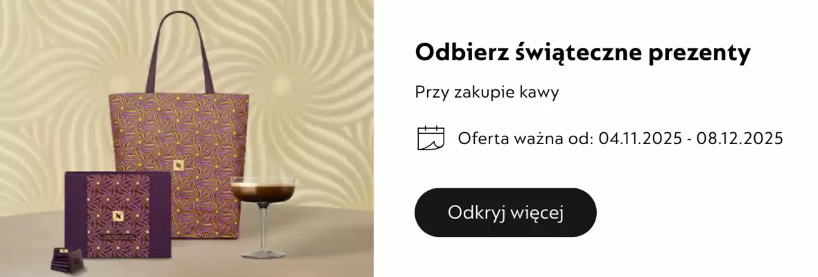 Nespresso gazetka (ważność do 8-12)