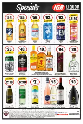 IGA Liquor catalogue (valid until 11-11)