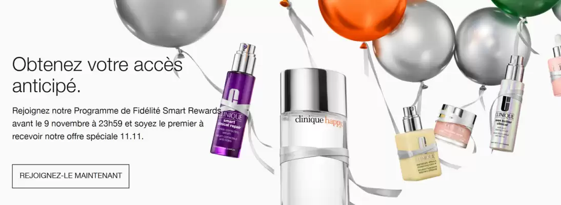 Catalogue Clinique (valable jusqu'au 9-11)