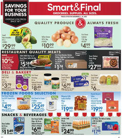Smart & Final weekly ad Page 1