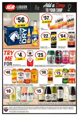 IGA Liquor catalogue (valid until 11-11)