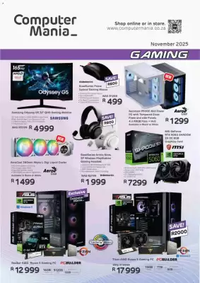 Computer Mania catalogue (valid until 30-11)