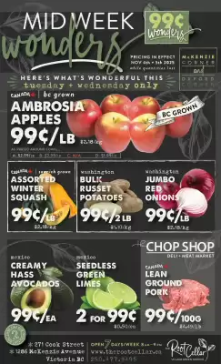 The Root Cellar flyer (valid until 12-11)