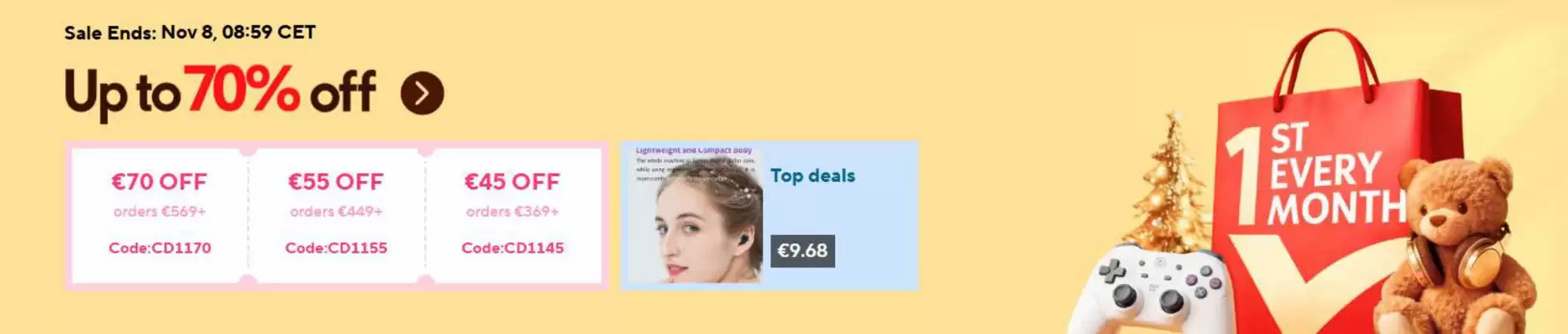 Catálogo Aliexpress (válido hasta el 8-11)