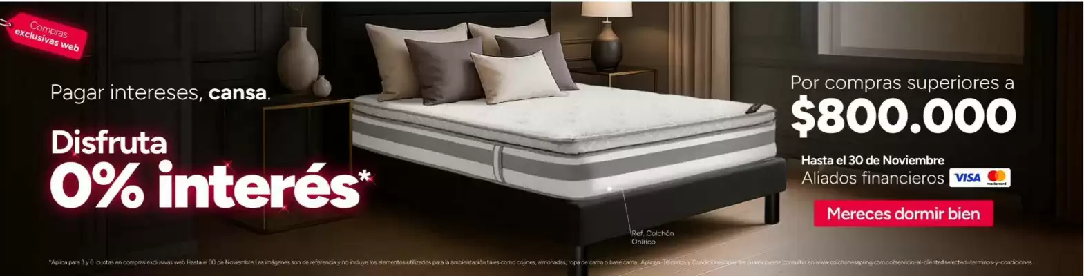 Catálogo Colchones Spring (válido hasta 30-11)