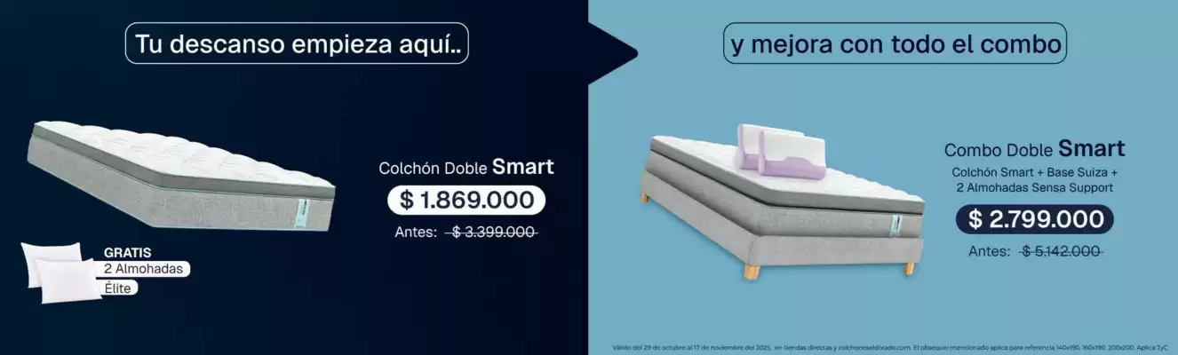 Catálogo Colchones El Dorado (válido hasta 17-11)