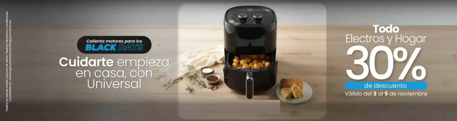 Catálogo Hogar Universal (válido hasta 5-11)