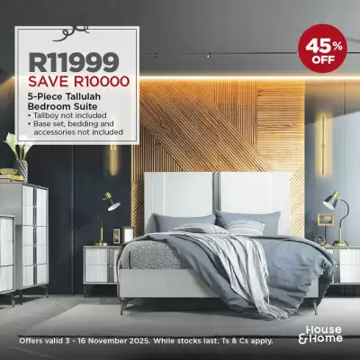 House & Home catalogue (valid until 16-11)