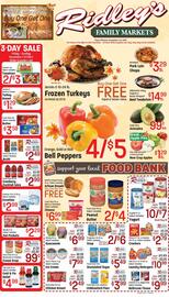 Ridley's Family Markets weekly ad week 45 Page 1