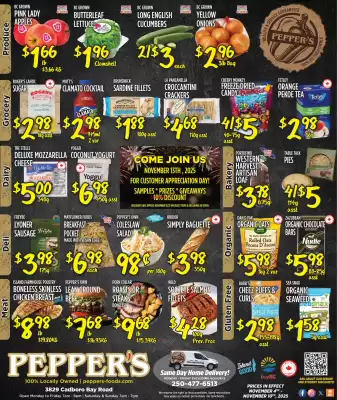 Pepper's Foods flyer (valid until 10-11)