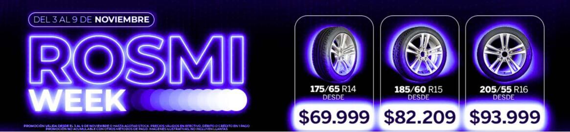 Catálogo Neumáticos Rosmi semana 45 Página 1