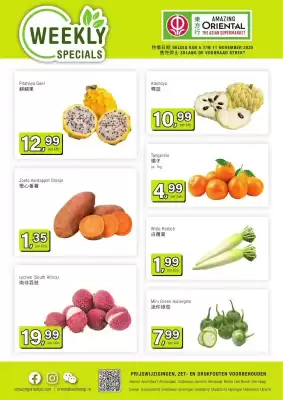 Amazing Oriëntal folder (geldig t/m 11-11)