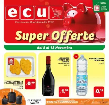 Volantino Ecu Discount (valido fino al 18-11)