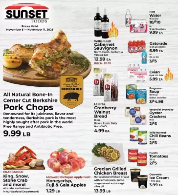 Sunset Foods weekly ad (valid until 11-11)