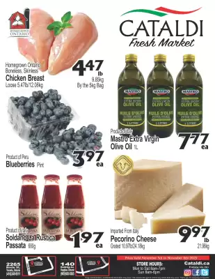 Cataldi Fresh Market flyer (valid until 11-11)