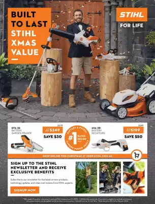 STIHL catalogue (valid until 1-01)